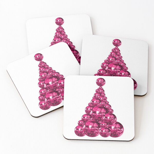 Item preview, 70s Pink Magenta Disco Ball Christmas Tree designed and sold by Deborah Camp.