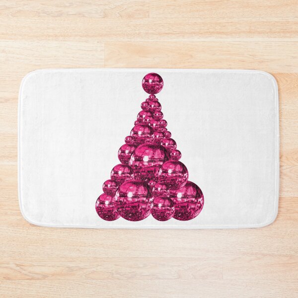 Item preview, 70s Pink Magenta Disco Ball Christmas Tree designed and sold by Deborah Camp.