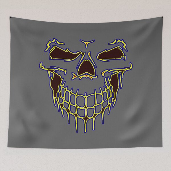 Item preview, ghost skull horror art design designed and sold by Premium-Cart.