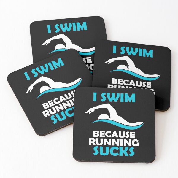 Item preview, I Swim Because Running Sucks - Swimming Lovers designed and sold by RobertJason.