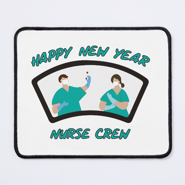 Item preview, Happy New Year Nurse Crew Hat designed and sold by SparrowLag.