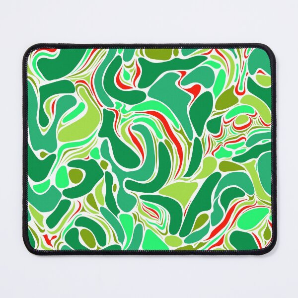 Item preview, Funky Green & Red Marble Pattern designed and sold by yougalore.