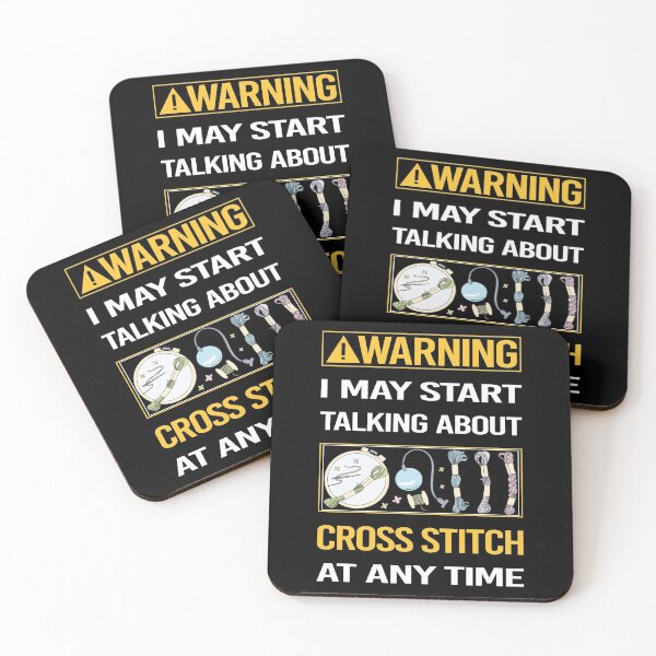 Item preview, Funny Warning Cross Stitch Stitching designed and sold by ArydeaNoriega.