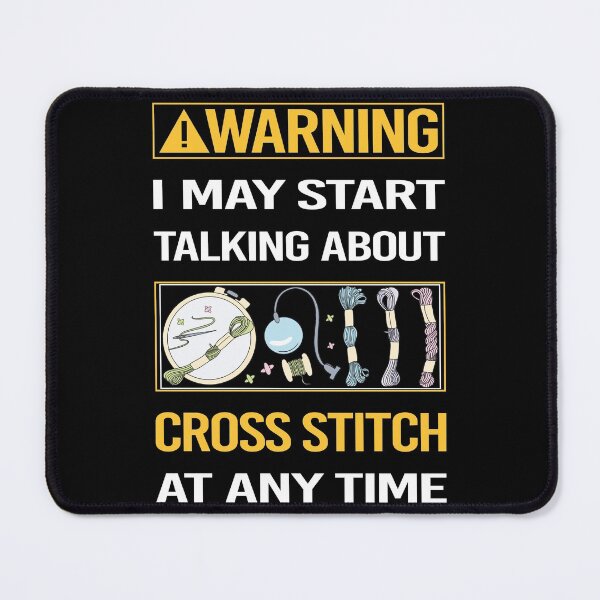 Item preview, Funny Warning Cross Stitch Stitching designed and sold by ArydeaNoriega.