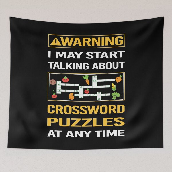 Item preview, Funny Warning Crossword Puzzles designed and sold by ArydeaNoriega.