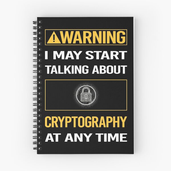 Item preview, Funny Warning Cryptography designed and sold by ArydeaNoriega.
