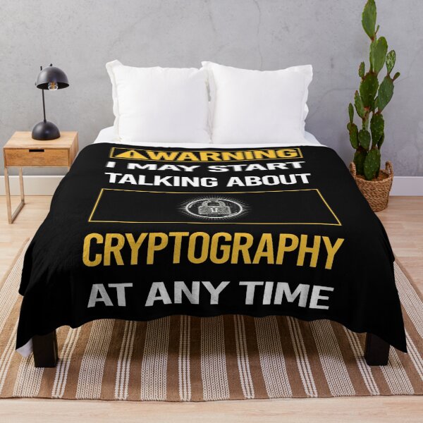 Item preview, Funny Warning Cryptography designed and sold by ArydeaNoriega.