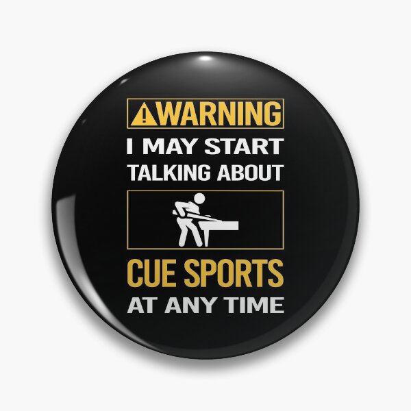 Item preview, Funny Warning Cue Sports designed and sold by ArydeaNoriega.