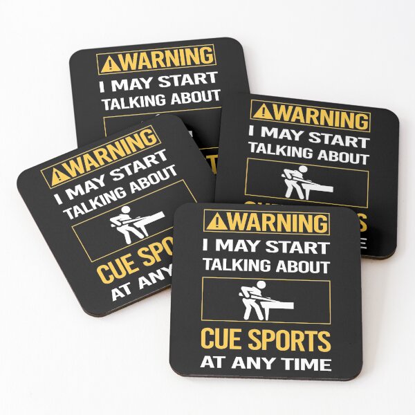 Item preview, Funny Warning Cue Sports designed and sold by ArydeaNoriega.