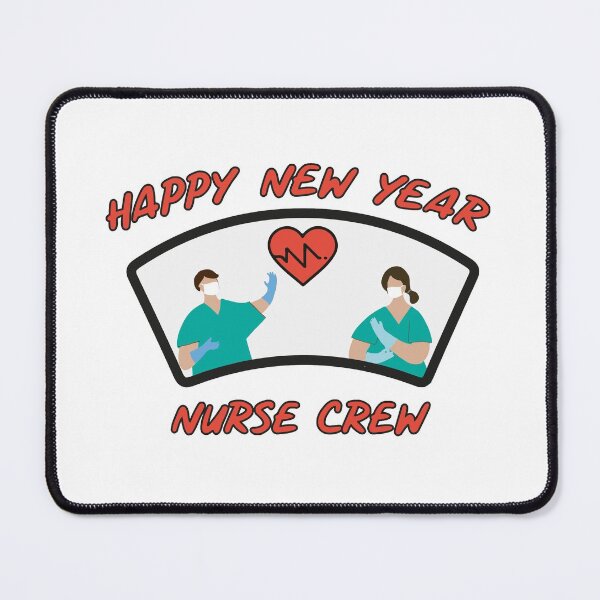 Item preview, Happy New Year Nurse Crew Hat designed and sold by SparrowLag.