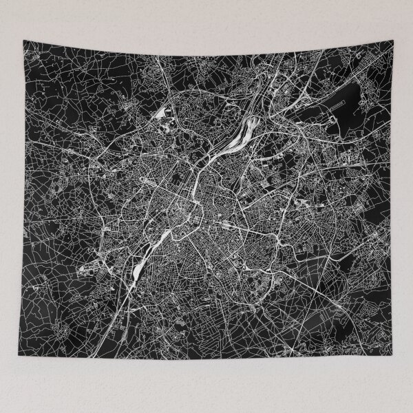 Item preview, Brussels Black Map designed and sold by multiplicitymap.