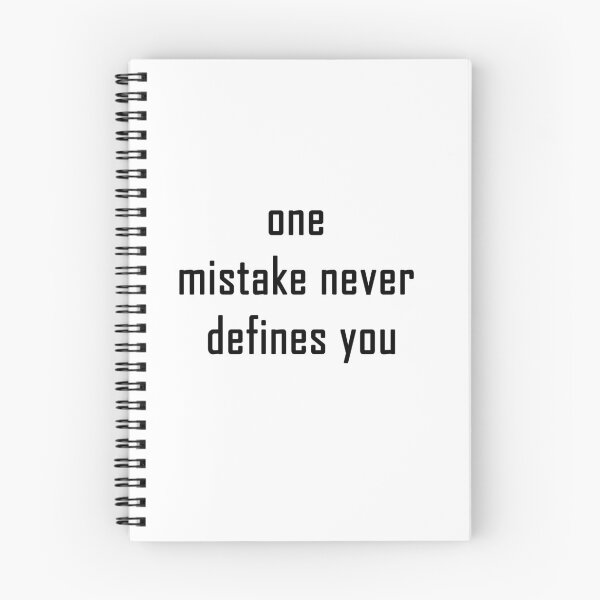 Item preview, one mistake never defines you designed and sold by Anoirshop ⭐⭐⭐⭐⭐.