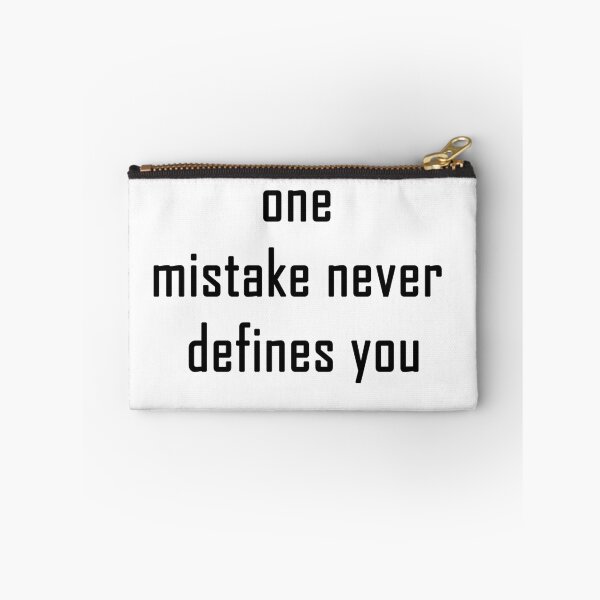Item preview, one mistake never defines you designed and sold by Anoirshop ⭐⭐⭐⭐⭐.