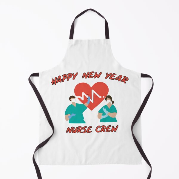 Item preview, Happy New Year Nurse Crew Heart designed and sold by SparrowLag.