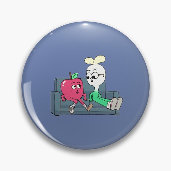 Item preview, Cute apple and onion couple                             designed and sold by AllSortsMerchs.