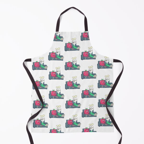 Item preview, Cute apple and onion couple                             designed and sold by AllSortsMerchs.