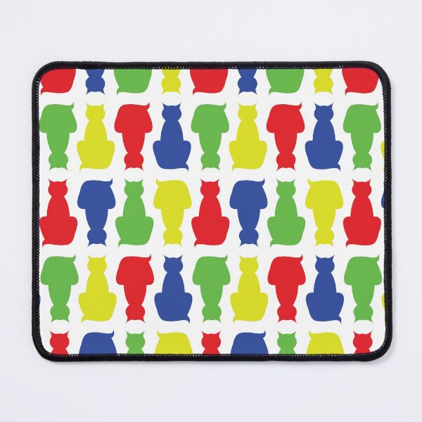 Item preview, Seamless colorful cat pattern designed and sold by Ricogfx.