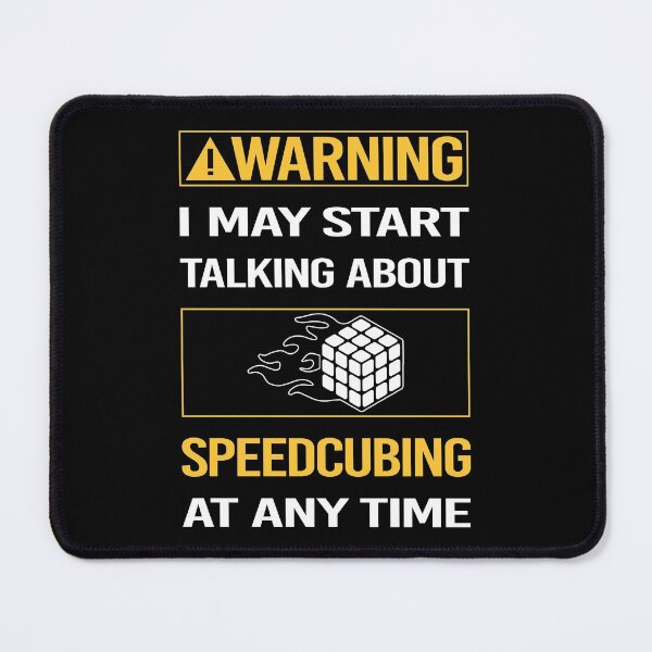 Item preview, Funny Warning Speedcubing Speedcube Speedcuber Speed Cubing designed and sold by FulviaContreras.