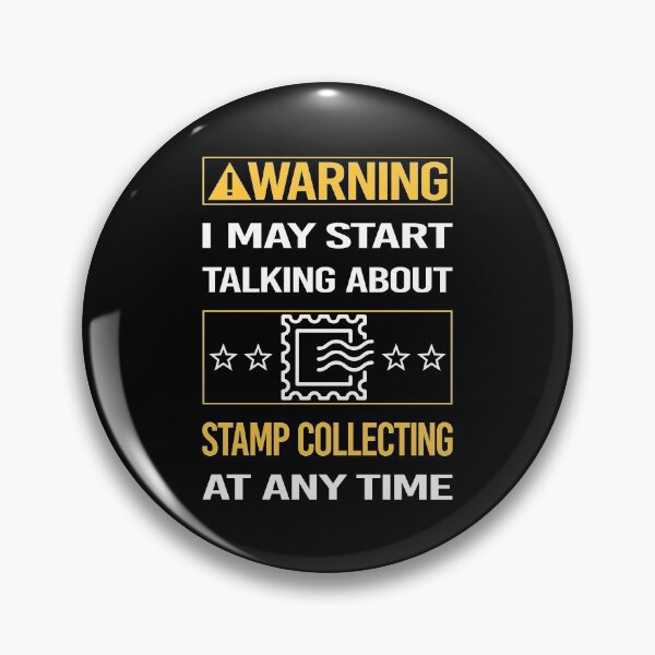 Item preview, Funny Warning Stamp Collecting Stamps Philately Philatelist designed and sold by FulviaContreras.