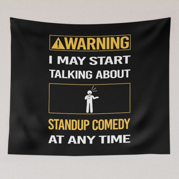 Item preview, Funny Warning Standup Comedy designed and sold by FulviaContreras.