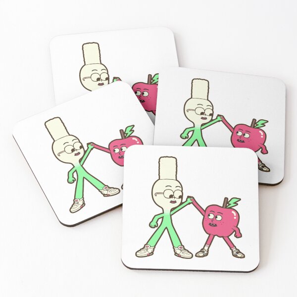 Item preview, Cute apple and onion couple                       designed and sold by AllSortsMerchs.