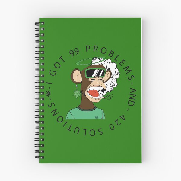 Item preview, FUNNY NFT Monkey Weed Costume GIFT I got 99 problems and 420 solutions designed and sold by KiraSpace.