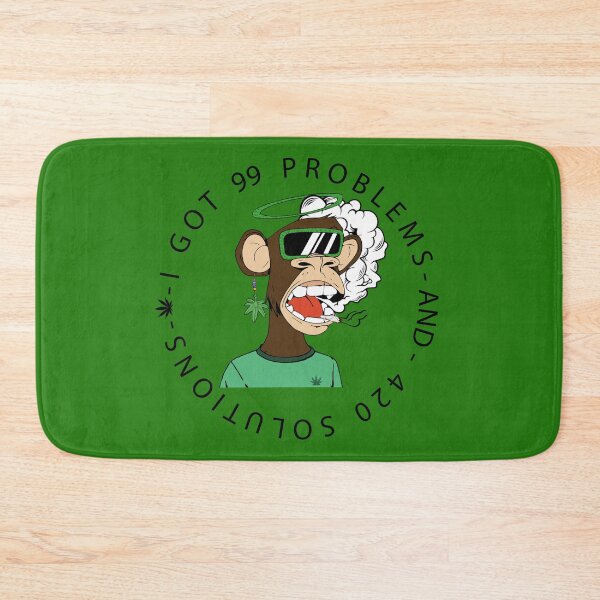 Item preview, FUNNY NFT Monkey Weed Costume GIFT I got 99 problems and 420 solutions designed and sold by KiraSpace.
