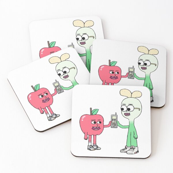 Item preview, Cute apple and onion couple                      designed and sold by AllSortsMerchs.