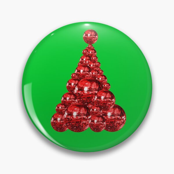 Item preview, Jolly Red Disco Ball Christmas Tree designed and sold by Deborah Camp.