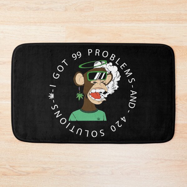 Item preview, FUNNY NFT Monkey Weed Costume GIFT I got 99 problems and 420 solutions designed and sold by KiraSpace.