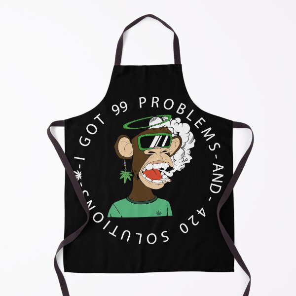 Item preview, FUNNY NFT Monkey Weed Costume GIFT I got 99 problems and 420 solutions designed and sold by KiraSpace.