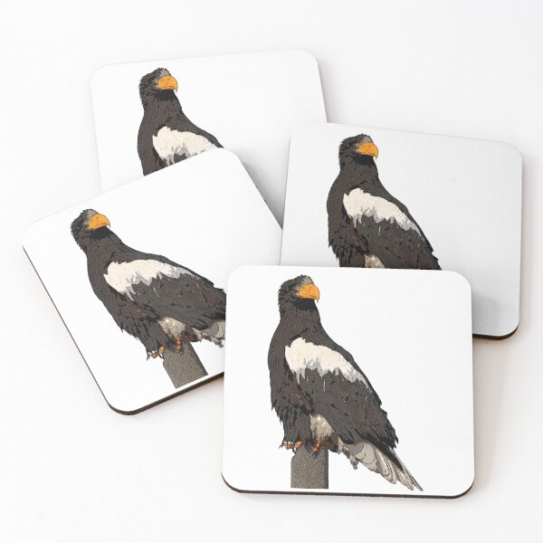 Item preview, Steller's Sea-Eagle perched designed and sold by Ian Davies.