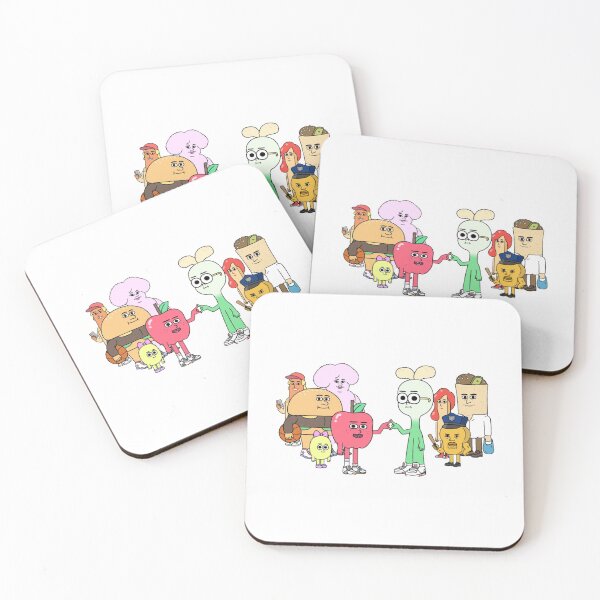Item preview, Cute apple and onion couple                         designed and sold by AllSortsMerchs.