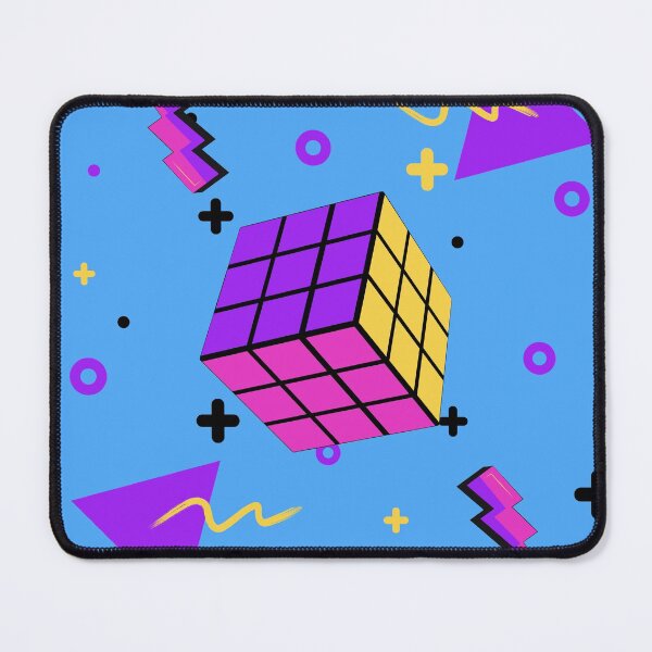 Item preview, Fun Colorful Retro 80s Rubiks Cube designed and sold by Tammystribe.