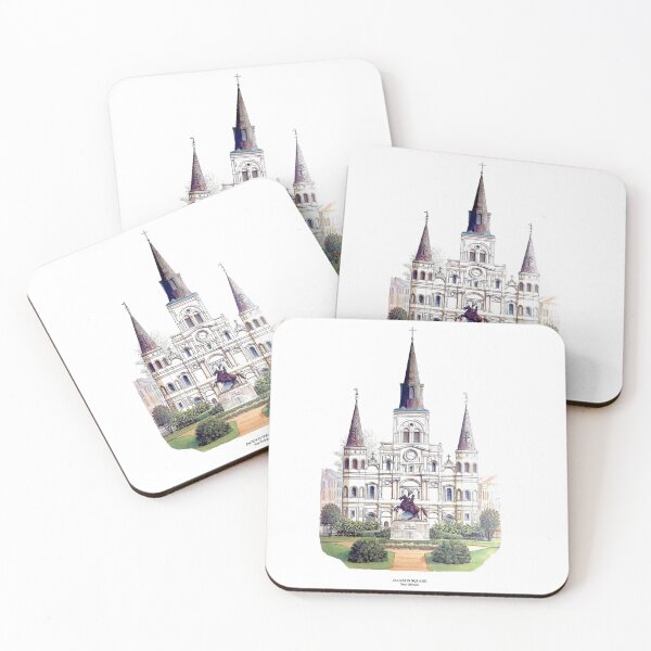 Item preview, New Orleans : Vintage Art Jackson Square Print designed and sold by posterbobs.