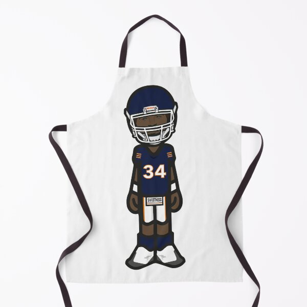 Item preview, Walter Payton Sweetness Chicago 34 Navy Illustration designed and sold by Bear Creative.