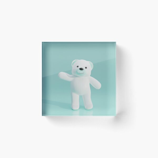 Item preview, happy white bear t-shirt ,hello white bear t-shirt,bear lover,cute bear,funny bear,3D cartoon bear, designed and sold by neng0026.
