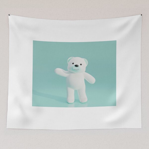 Item preview, happy white bear t-shirt ,hello white bear t-shirt,bear lover,cute bear,funny bear,3D cartoon bear, designed and sold by neng0026.