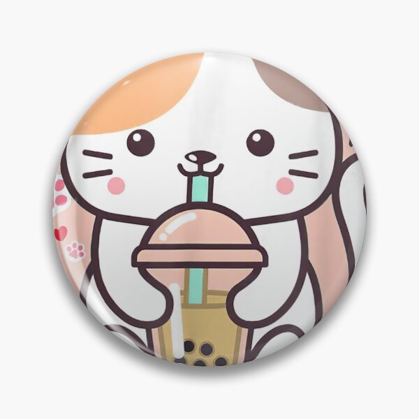 Item preview, Cat Boba Tea Bubble Tea Kawaii Anime Japanese Neko Girl Teen designed and sold by CarlFio.
