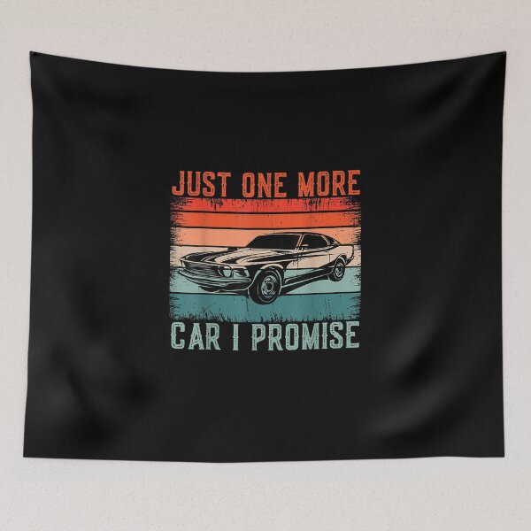Item preview, Funny Vintage Just One More Car I Promise For Car Lovers T-Shirt designed and sold by shop   luisant.