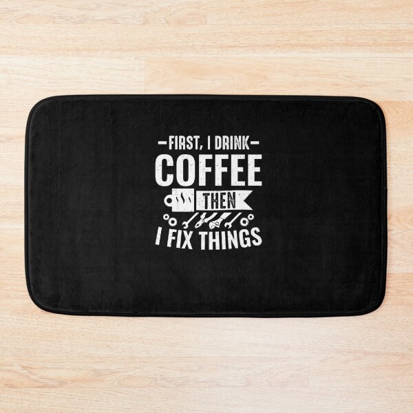 Item preview, Car Mechanical Drink Coffee Fix Things Car Mechanic Premium T-Shirt designed and sold by shop   luisant.