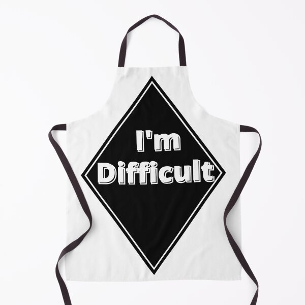 Item preview, I'm Difficult Black Diamond Ski Run designed and sold by Happy-Trails.