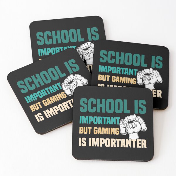Item preview, School Is Important But Gaming Is Importanter designed and sold by medbdj.