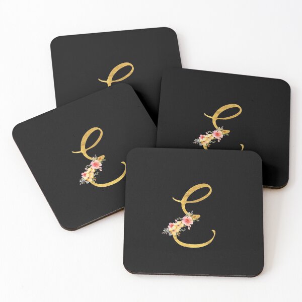 Item preview,  Gold Monogram Letter E | English Alphabet Series  designed and sold by BYNANA80.