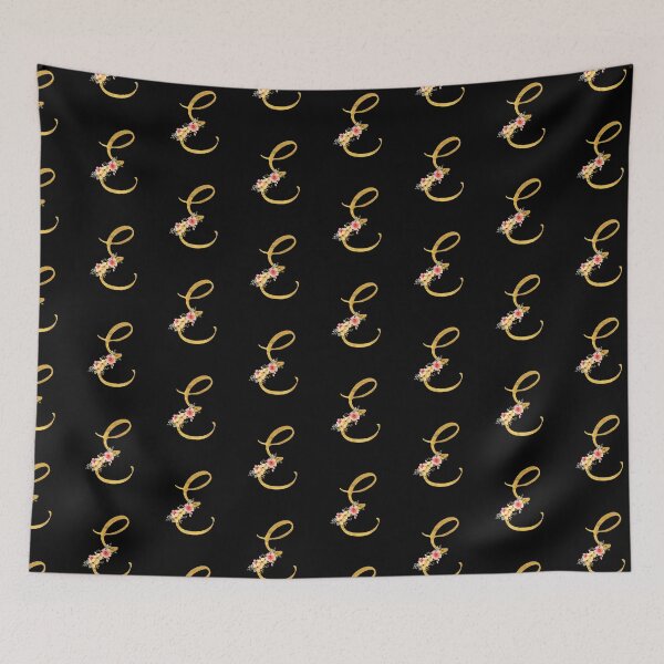 Item preview,  Gold Monogram Letter E | English Alphabet Series  designed and sold by BYNANA80.