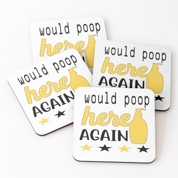 Item preview, Bathroom Wall Decor / would poop here again designed and sold by smarayoung.