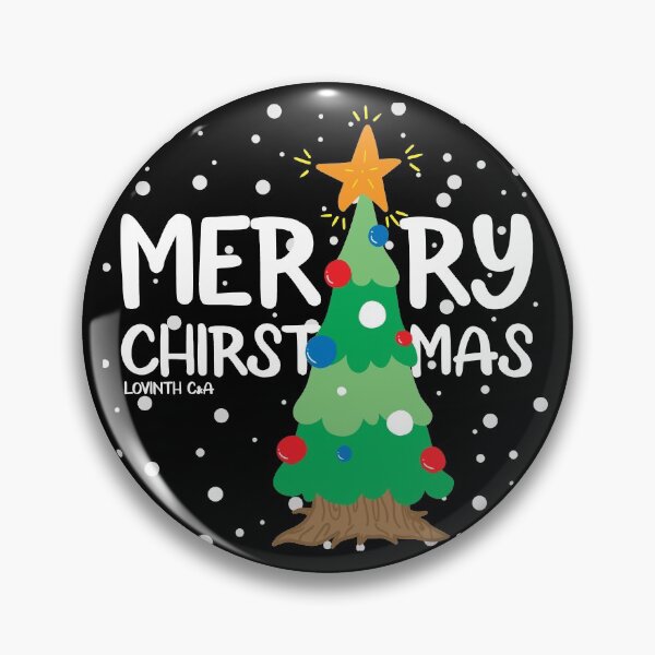 Item preview, Merry Christmas Tree (Black) designed and sold by LovinthWow.