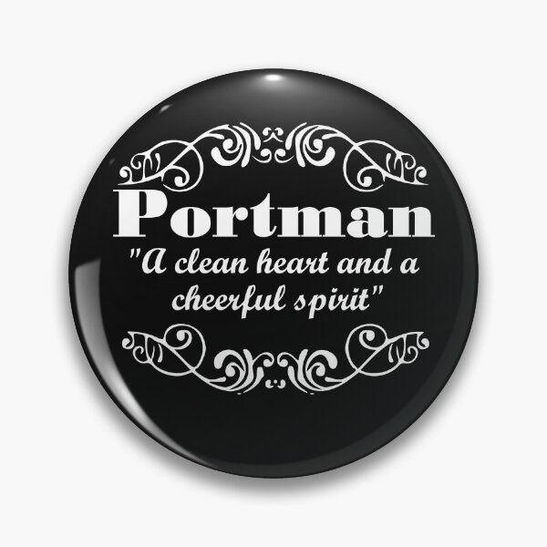 Item preview, Portman Surname family name last name motto designed and sold by BagTown Clans.