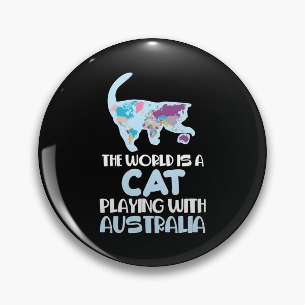 Item preview, El mundo es un gato jugando con Australia designed and sold by AllSortsMerchs.
