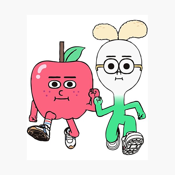 Item preview, Cute apple and onion couple      designed and sold by AllSortsMerchs.